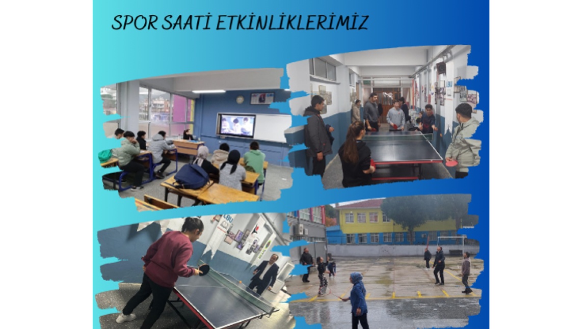 DÖNEM SONU FAALİYET HAFTASI SPOR SAATİ ETKİNLİKLERİMİZ